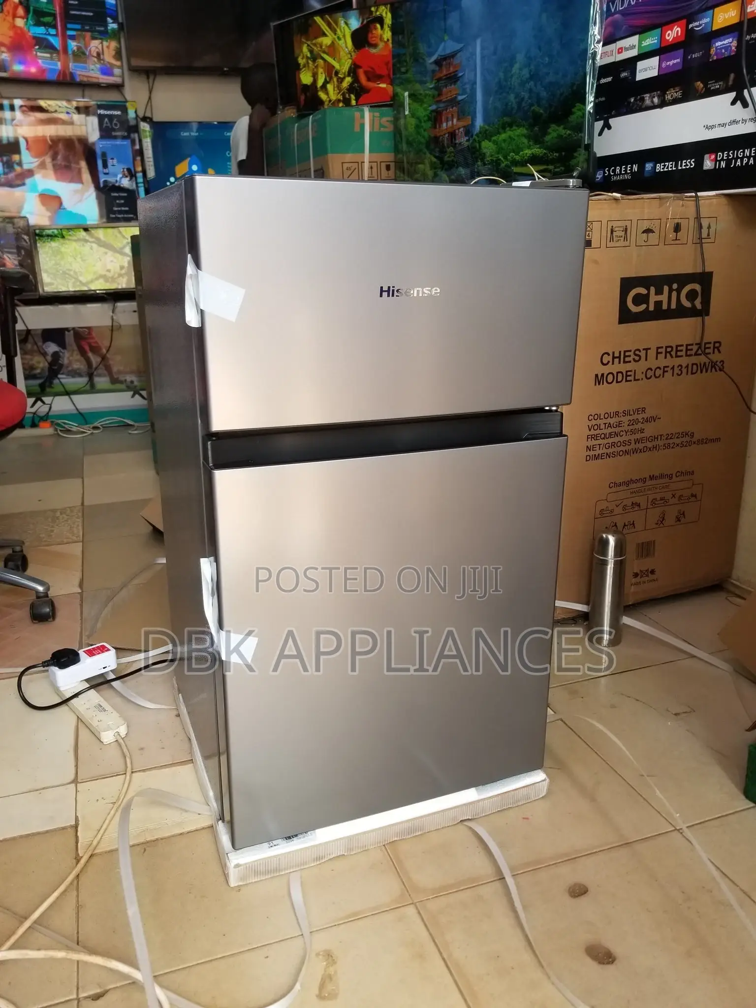 Hisense 120l Double Door Refrigerator 2yrs Warranty
