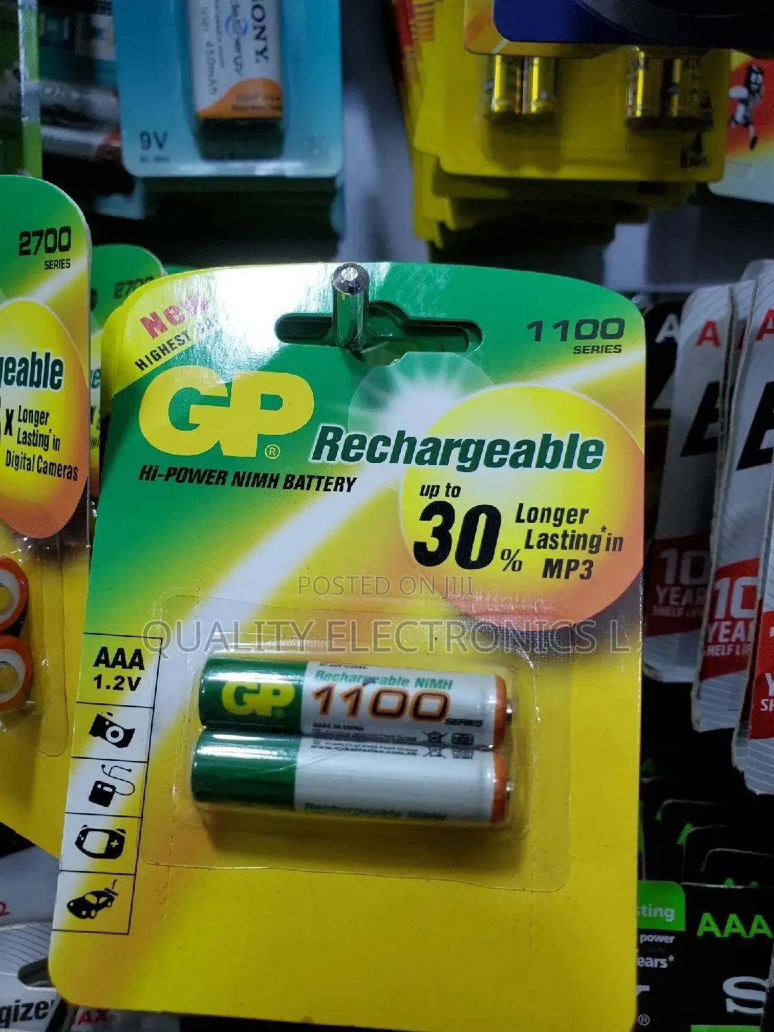 GP AAA Rechargeable Batteries