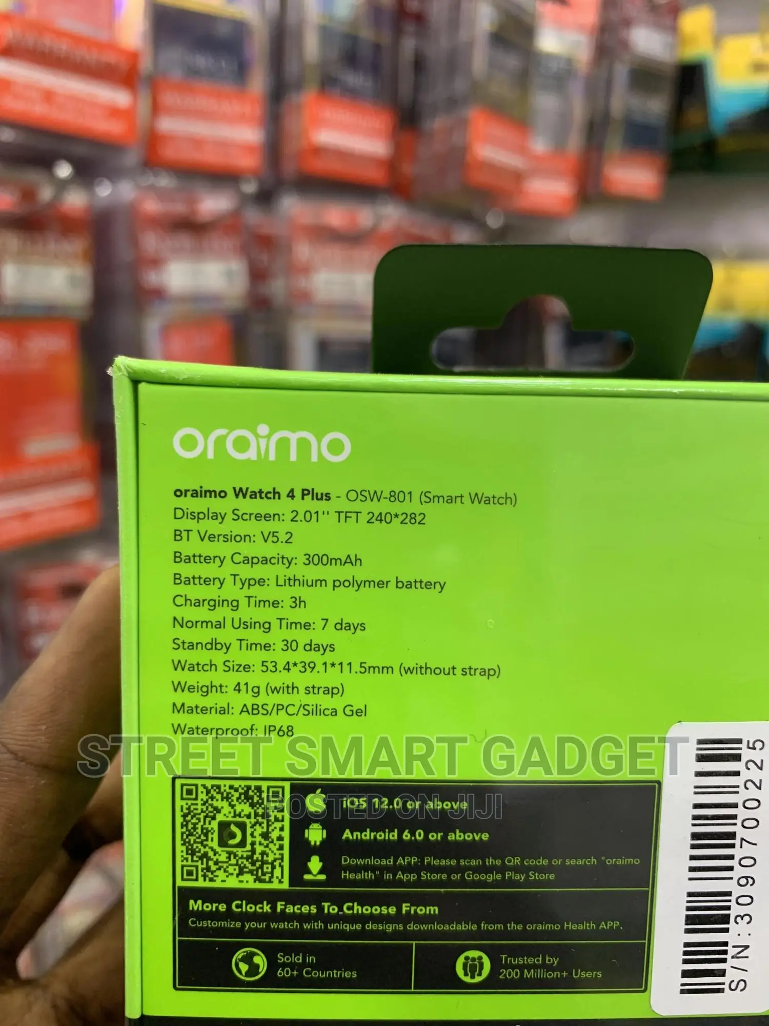 ORAIMO WATCH 4 Plus 2.01 Full Touch HD Screen