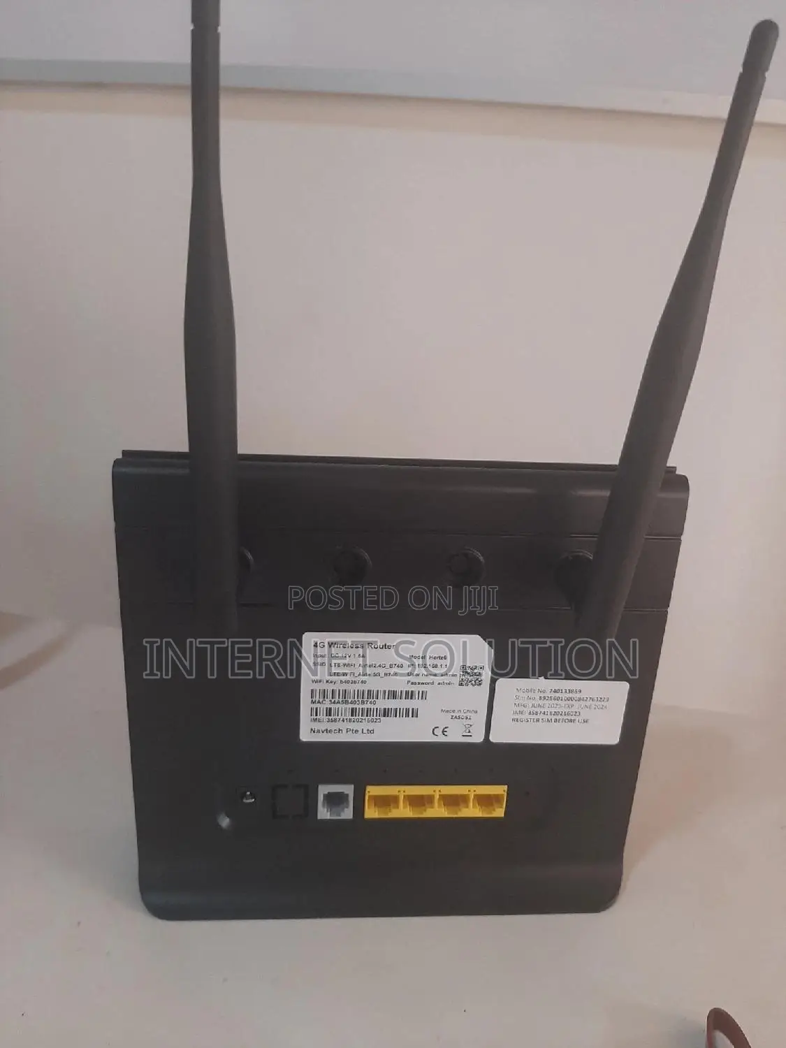 4g Router + CCTV Cameras+110gb