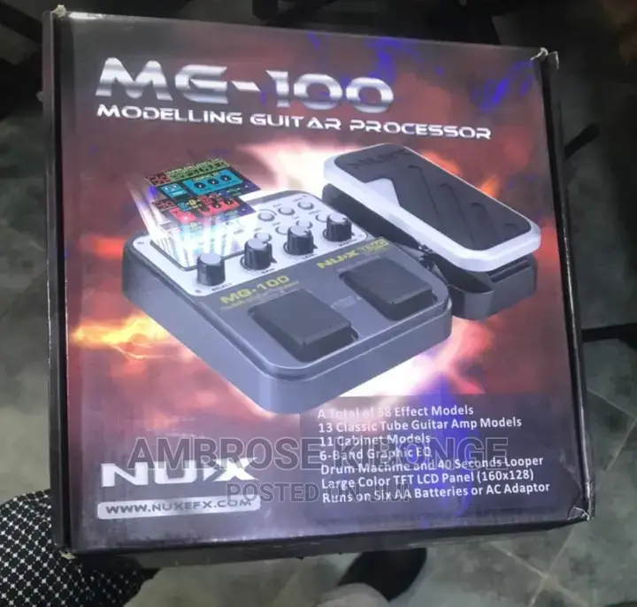 Premium Performance NUX MG-100 Processor Guitar Effect Pedal