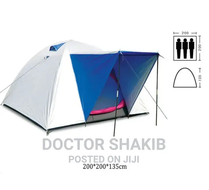 Heavy Duty 3 People Camping Leak Proof Tent