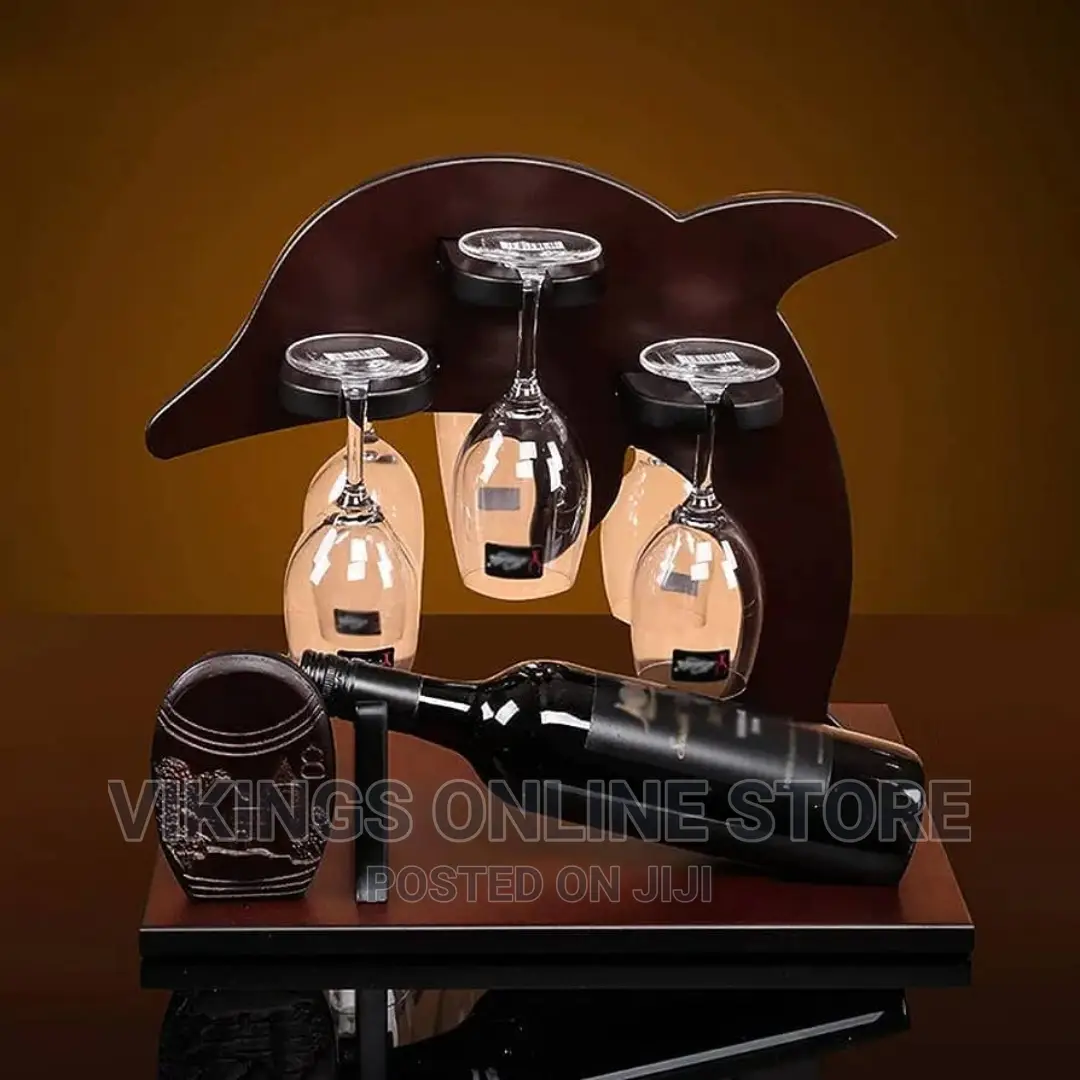 Wine Bottle and Glass Holder
