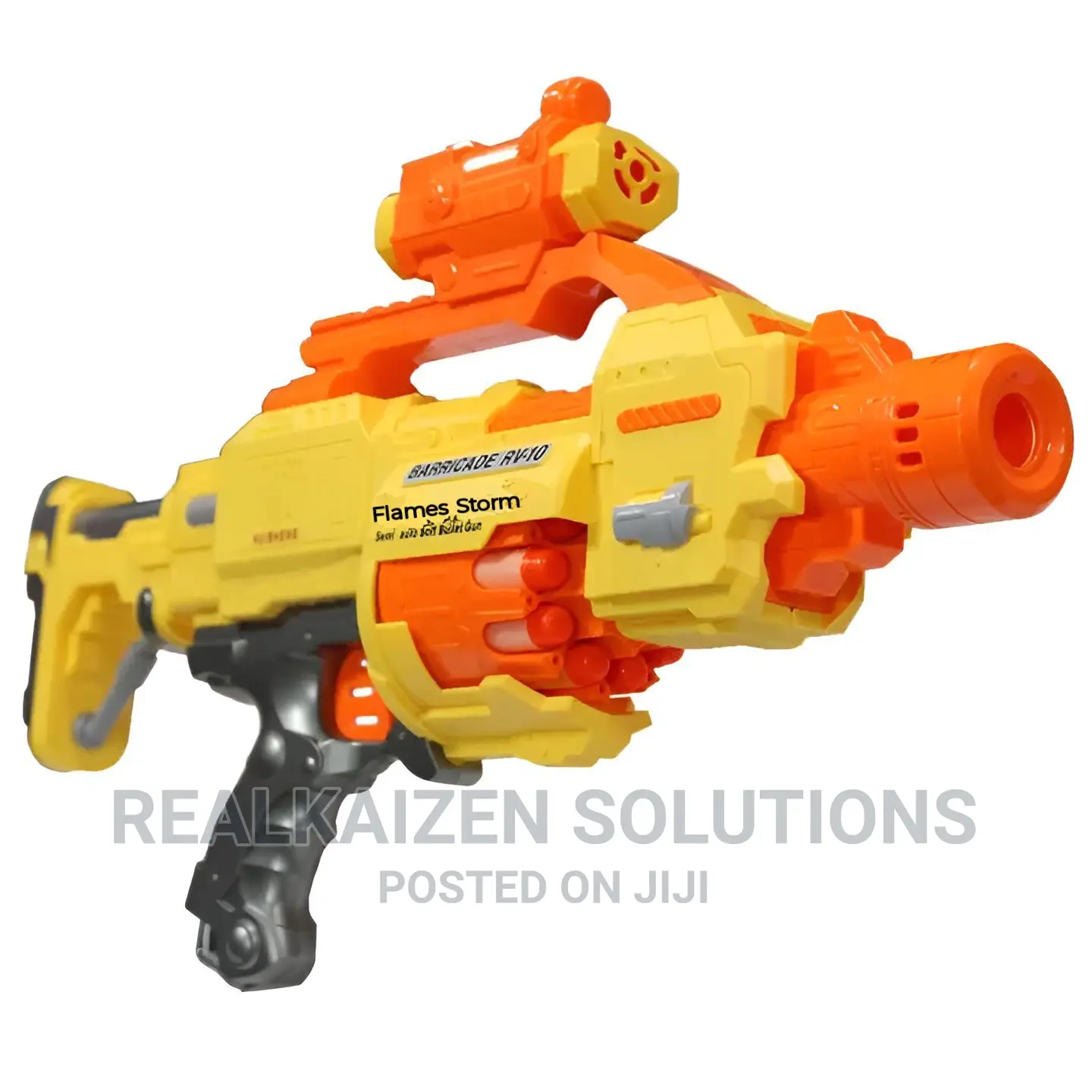 FLAMES STORM Barricade RV-10 20pc Soft Bullet Kid Toy Gun