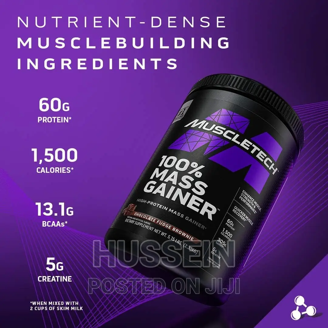 Muscletech Mass Gainer | 100% Mass Gainer Protein Powder