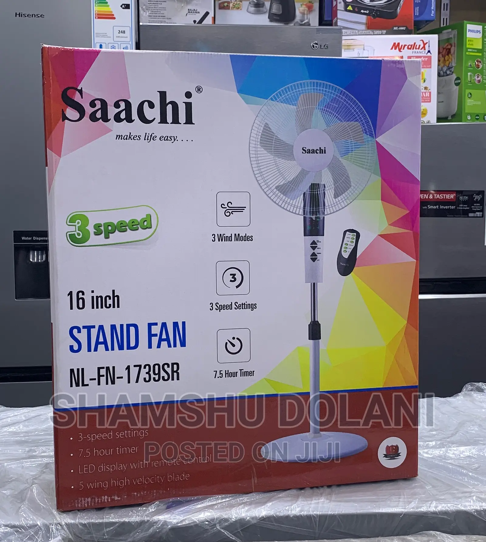 Saachi Stand Fan