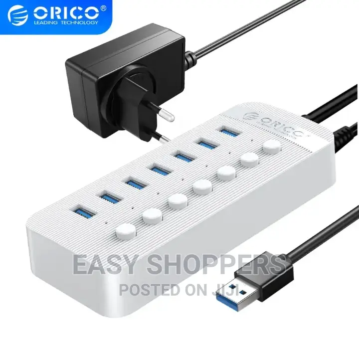 7 in 1 Multi-Port USB HUB With Individual Switch