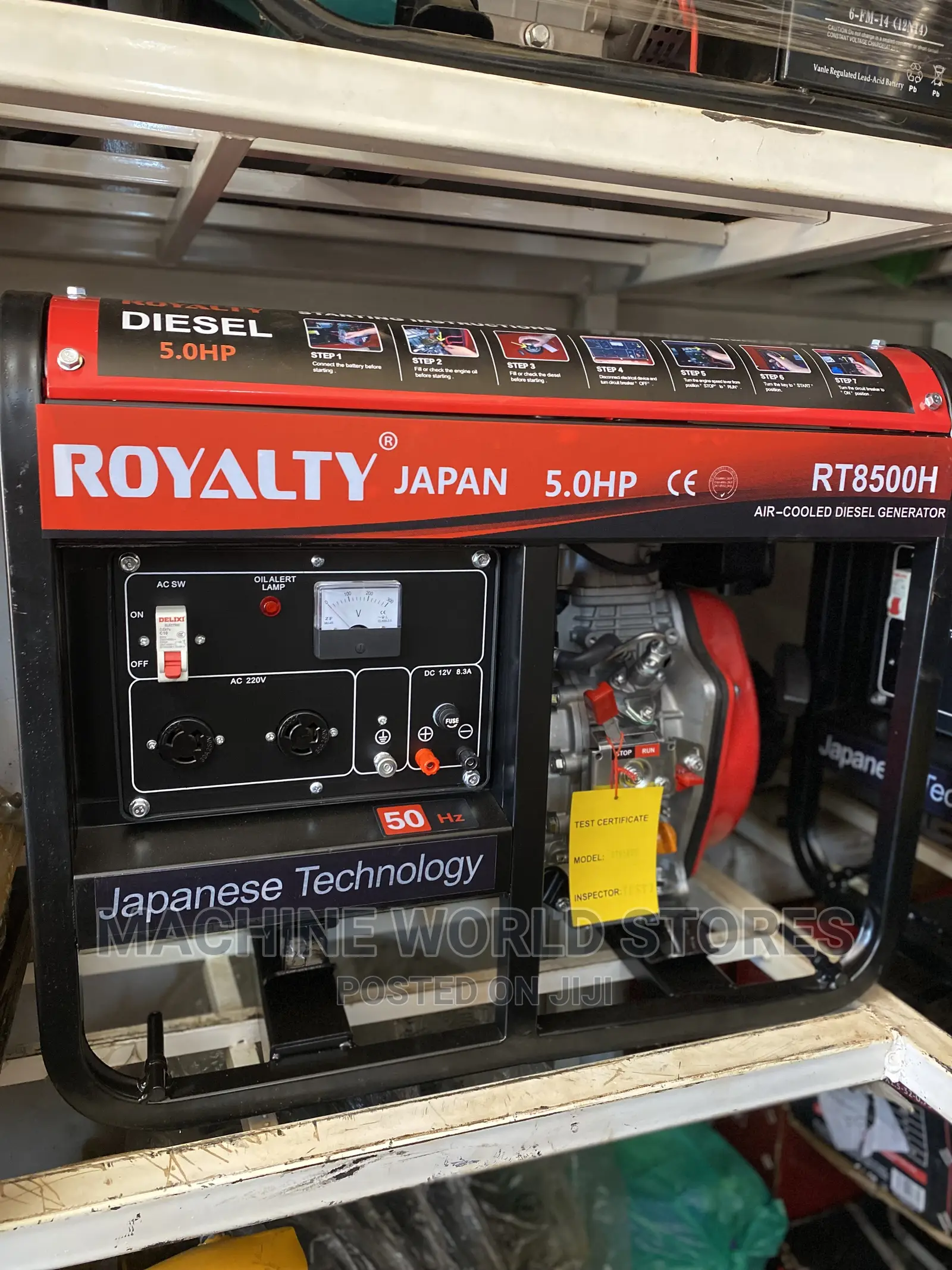 Diesel Generator 5.5kw Royalty Japan