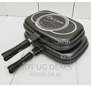 Dessini Die-casting Double Grill Pan- 40cm - Black