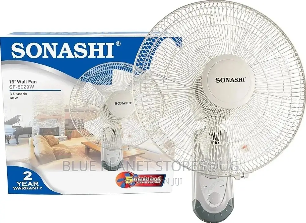 SONASHI 16" Electric Wall Fans \\ 60w \\ SF-8029W