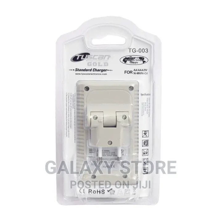 Battery Charger for Rechargeable Batteries AA/AAA/9v Cells