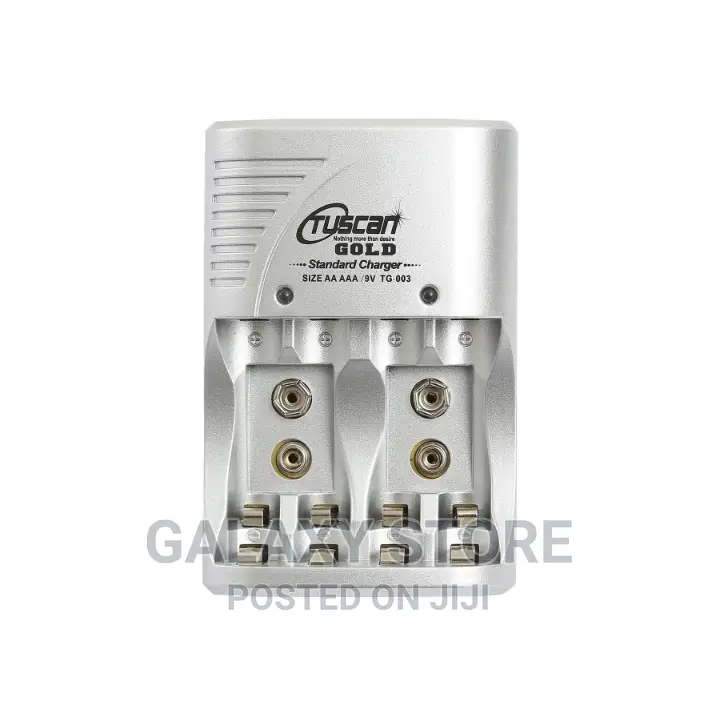 Battery Charger for Rechargeable Batteries AA/AAA/9v Cells