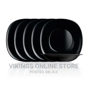 Luminarc 6 Pieces of Luminarc Deep Soup Plates Bowls,Black