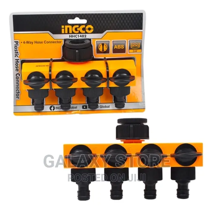 INGCO Plastic Hose Distributor Connector 4-Way