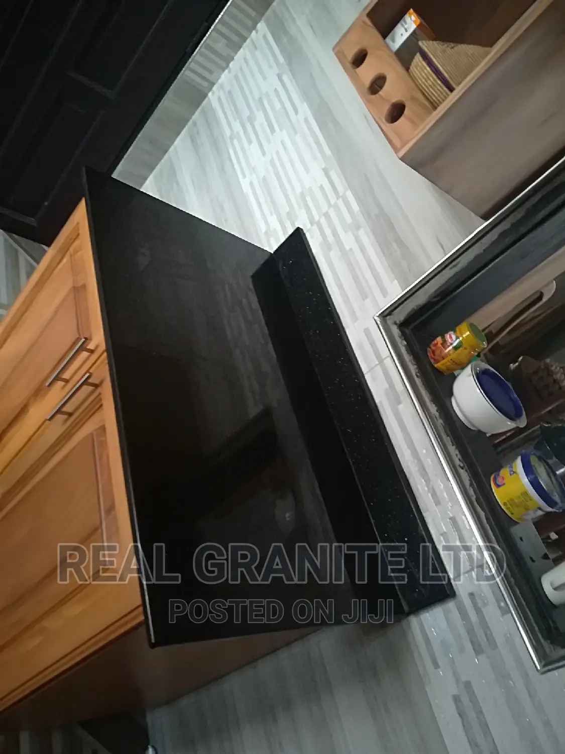 Wavey Grey, Black Galaxy for Kitchen Worktop Staircases
