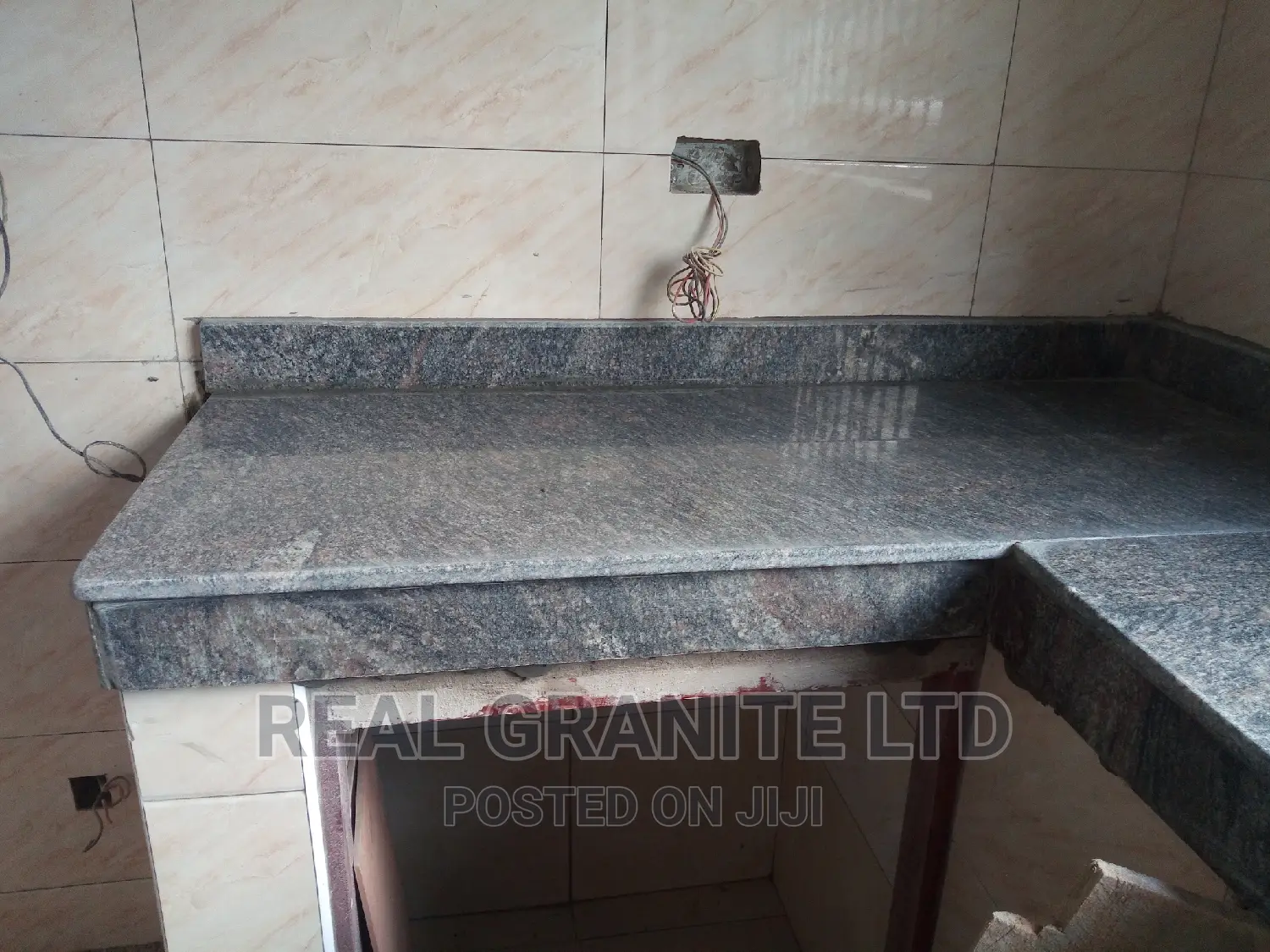Wavey Grey, Black Galaxy for Kitchen Worktop Staircases