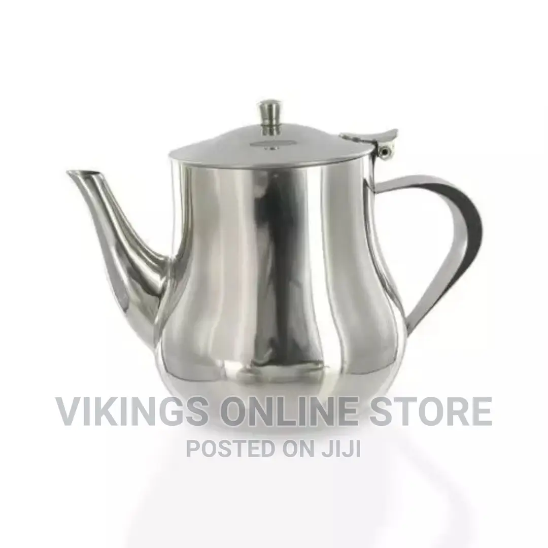 Stainless Steel Tea Pot – Silver