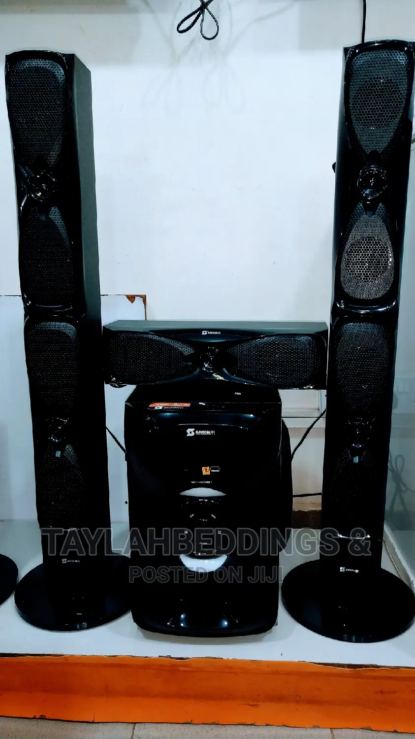 Sayona SHT-1204BT – Sub-Woofer System -Tallboy – Black