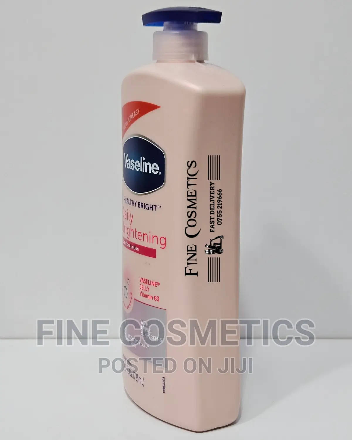 Vaseline Health Bright Body Lotion and Vitamin B3 Body Oil.