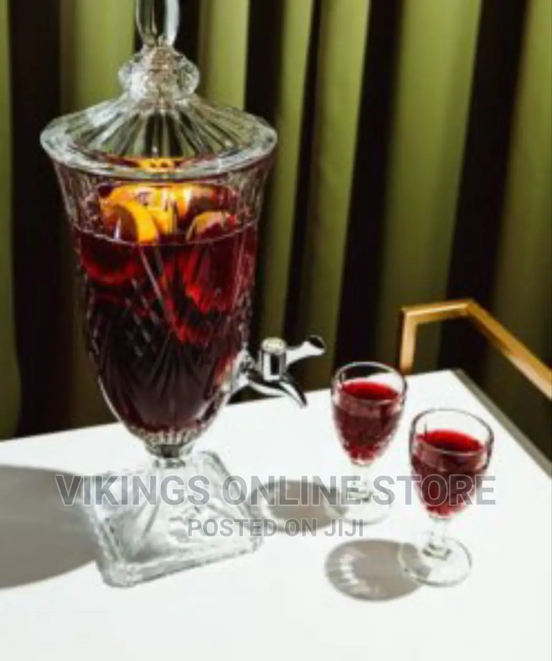 Killarney Crystal Juice,Wine, Cocktail Dispenser