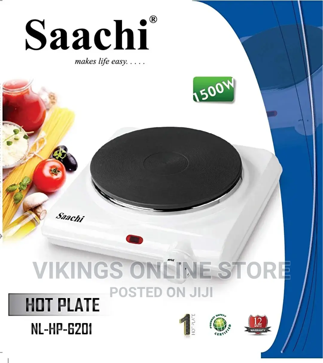 Saachi Single Hot Plate Nl-Hp-6201 -White
