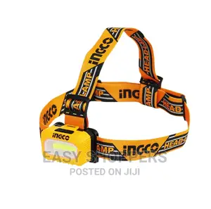 Ingco Head Lamp 200 Lumens Alkaline 3AAA Battery 4-18 Hours