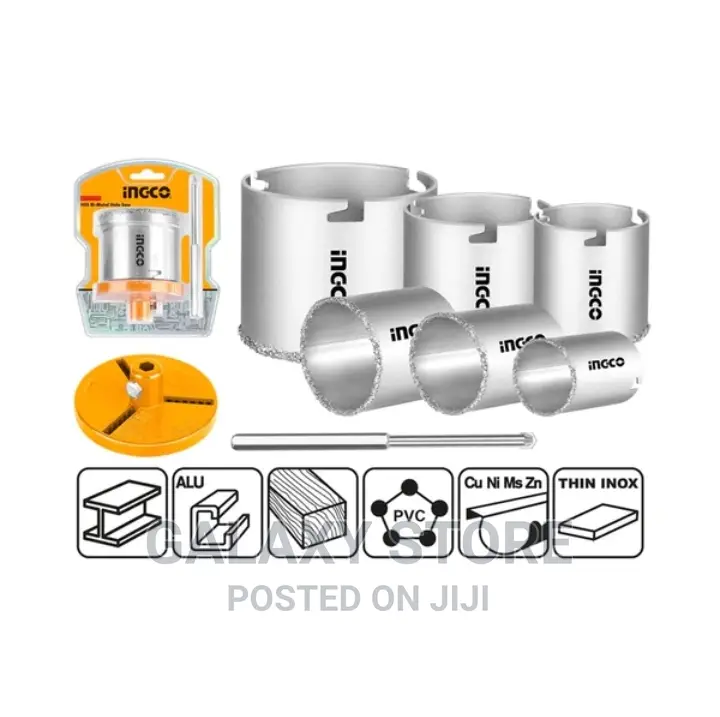 Ingco TCT Hole Saw Set (Carbide Gritted)