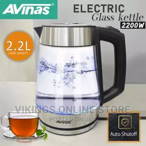 Automatic Switch Off Cordless Glass Electric Kettle