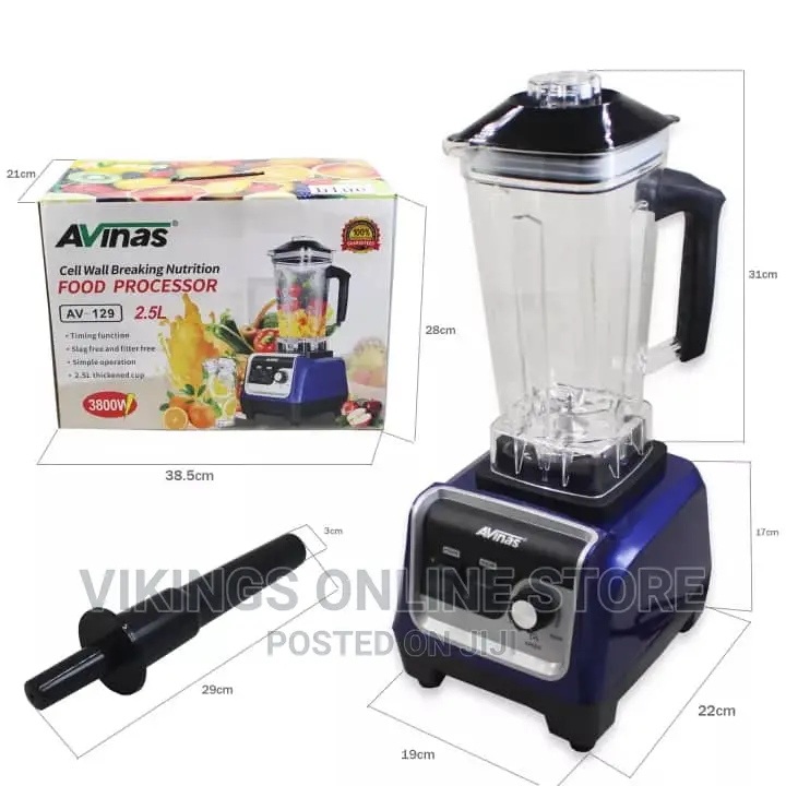 Avinas Av-129 Professional Blender 4 Smoothies , Ice Crusher