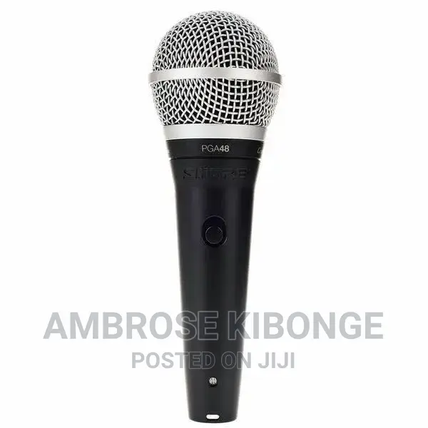 Packed Wired Shure PGA-48 Cardioid Dynamic Vocal Microphone.