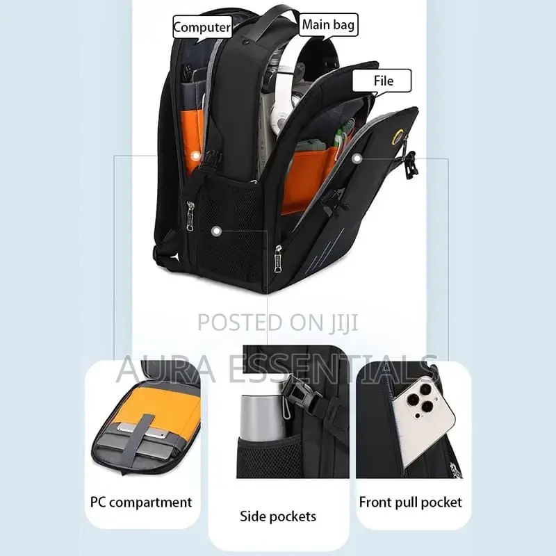 Multifunctional Anti Theft Waterproof Laptop Bag