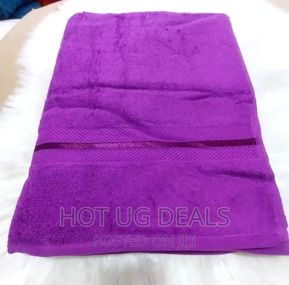 100 X 150cm Home Fashion Large Bath Towel Cotton - Purple