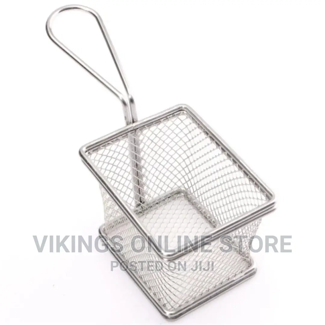 Stainless Steel Fryer Serving Food Presentation Basket