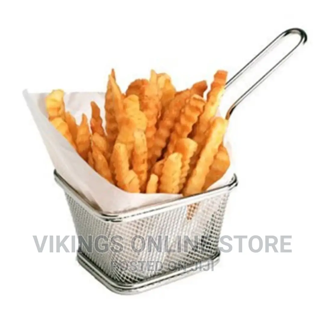 Stainless Steel Fryer Serving Food Presentation Basket