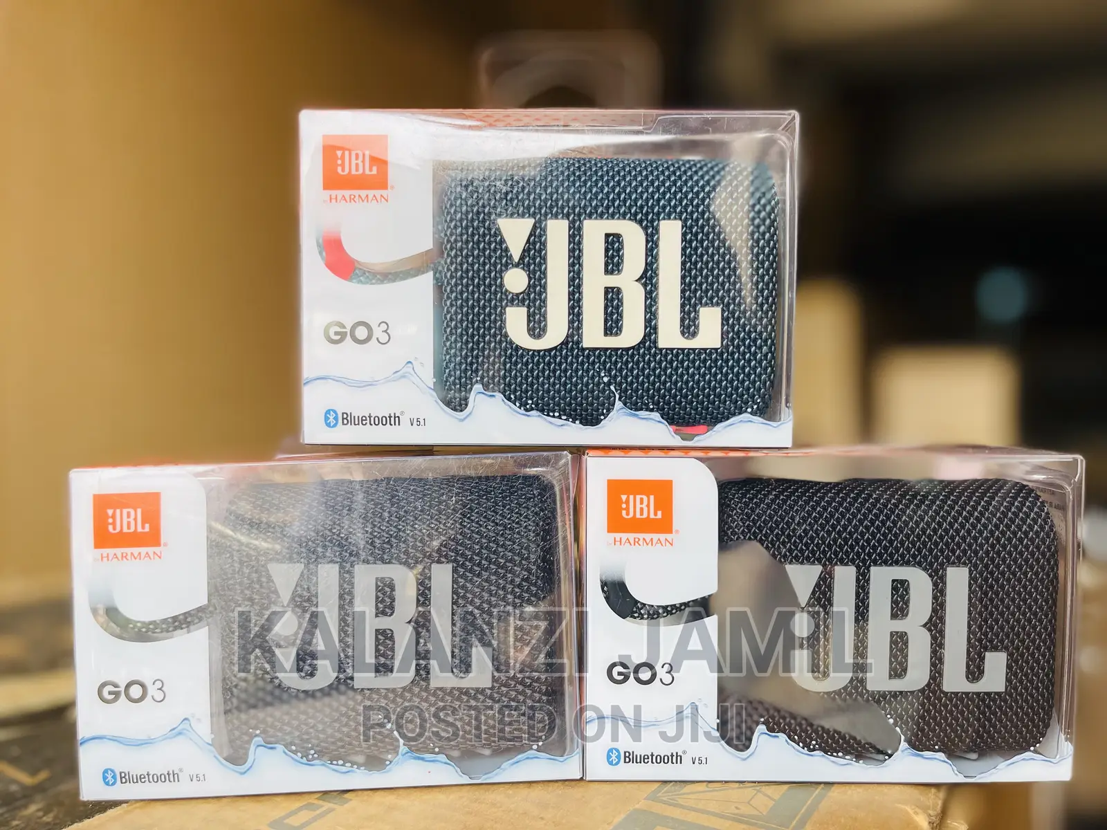 JBL Go 3 Bluetooth Speakers Available in Central Division Audio