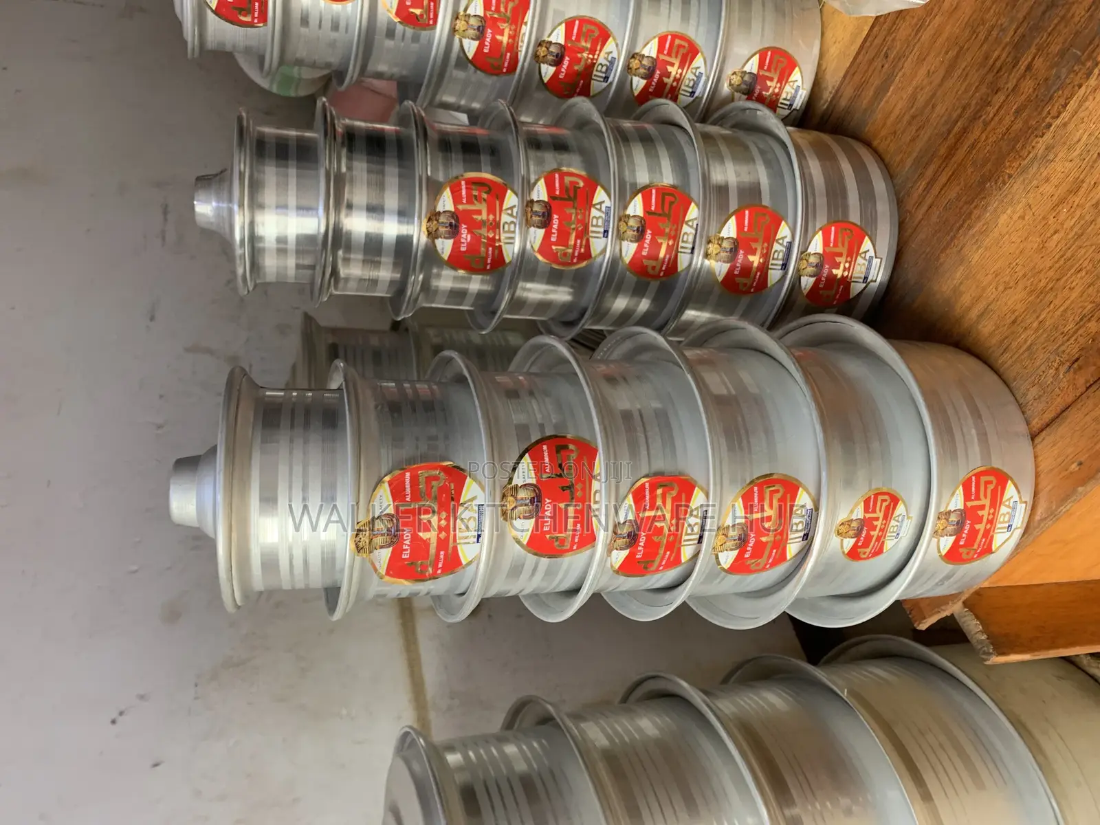 8pc Aluminium Saucepans With Covers