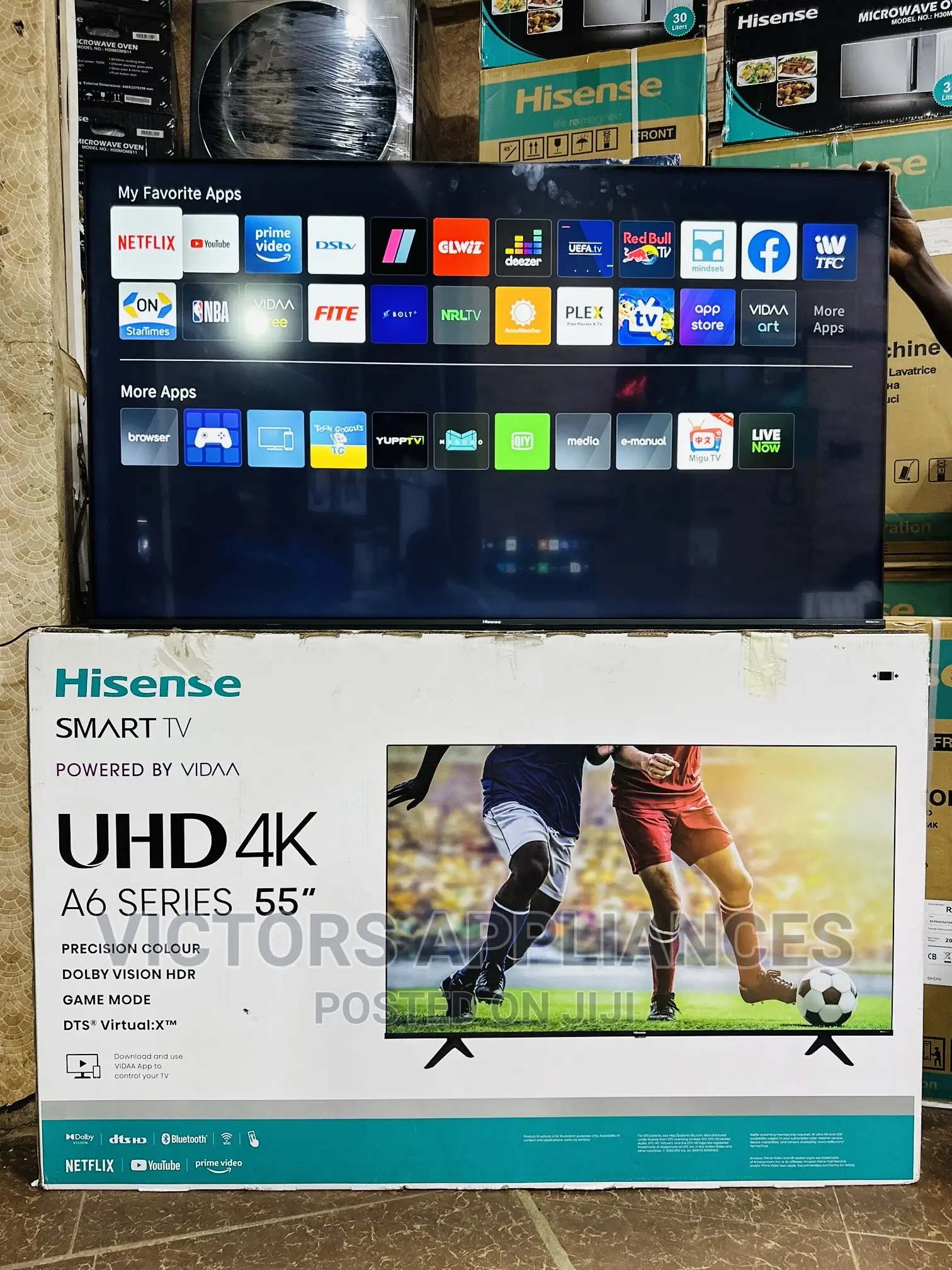 Hisense 55inches A6 Series UHD Smart Tv