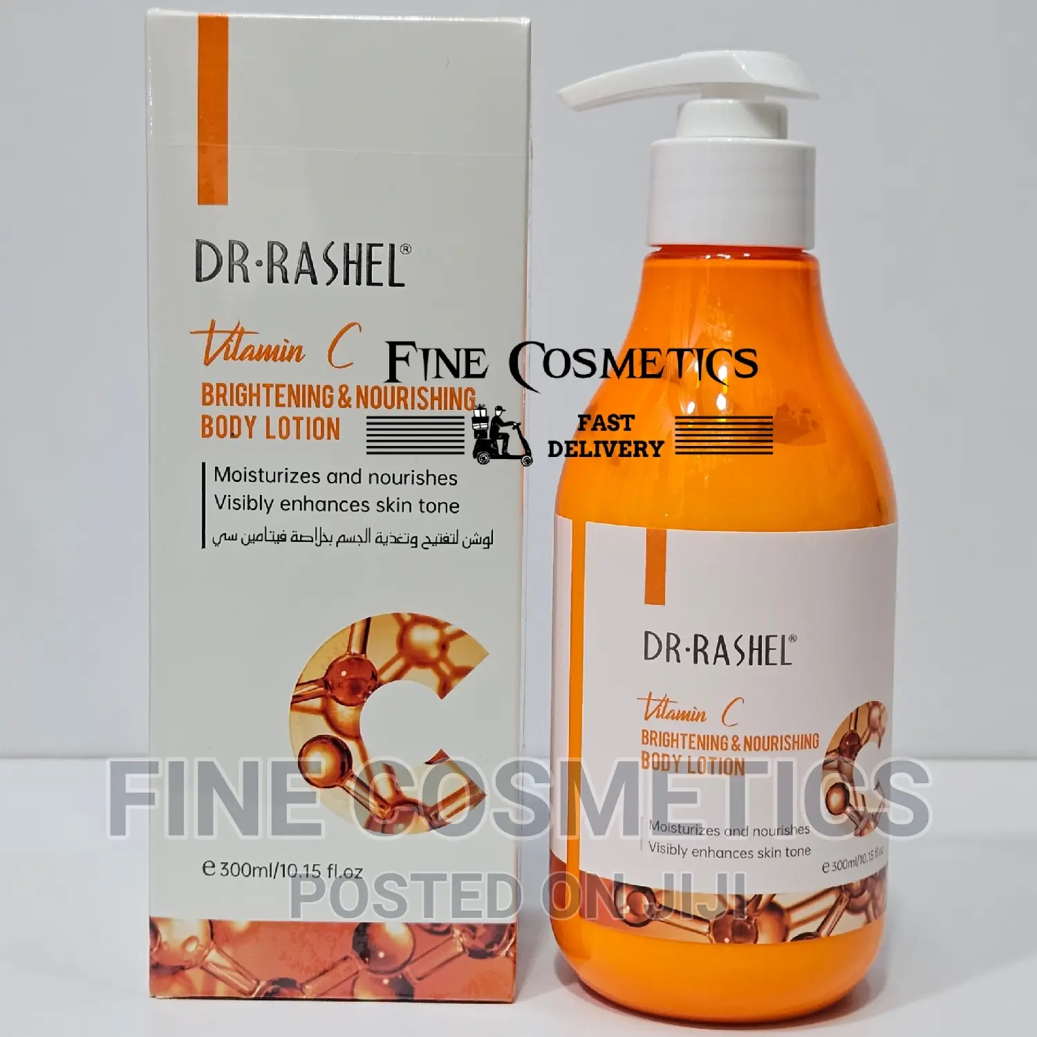 Dr Rashel Vitamin C Brightening and Nourishing Body Lotion.