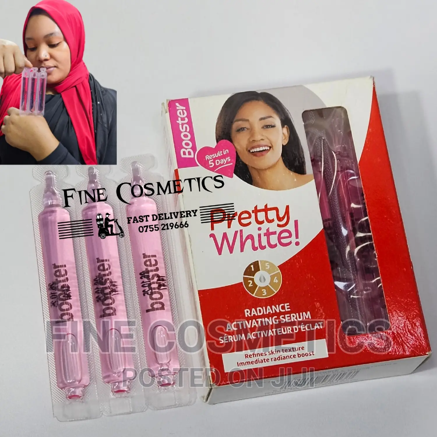3PCS Radiance Activating Booster Skin Whitening Boost Serum