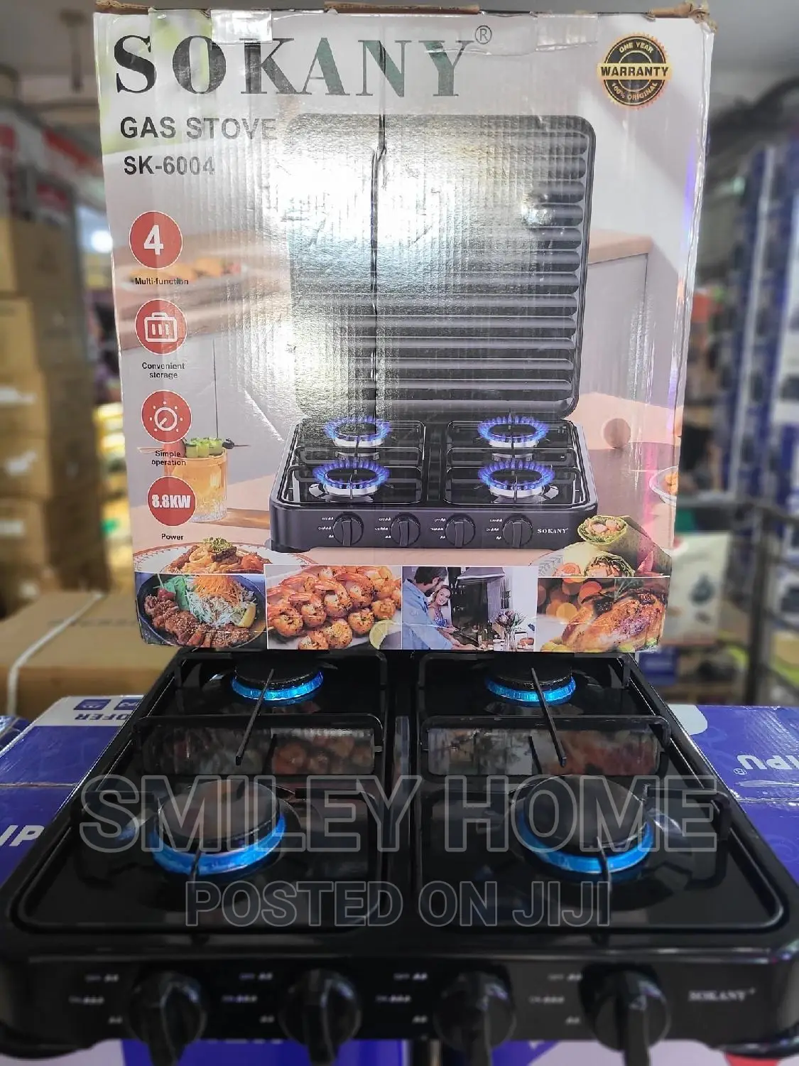 Sokany Portable 4 Gas Burner Cooker