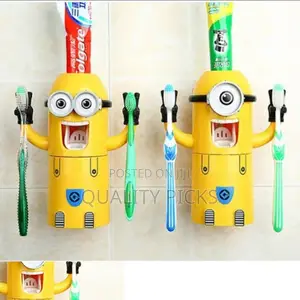 Yellow Minion Toothbrush Holder