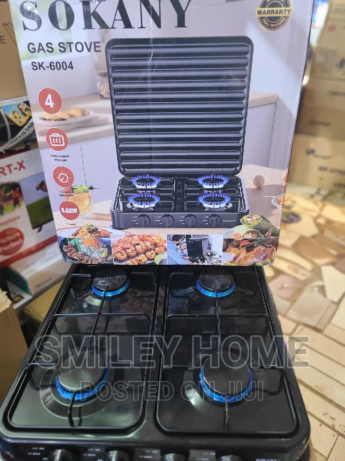 Sokany 4 Burner Cooker