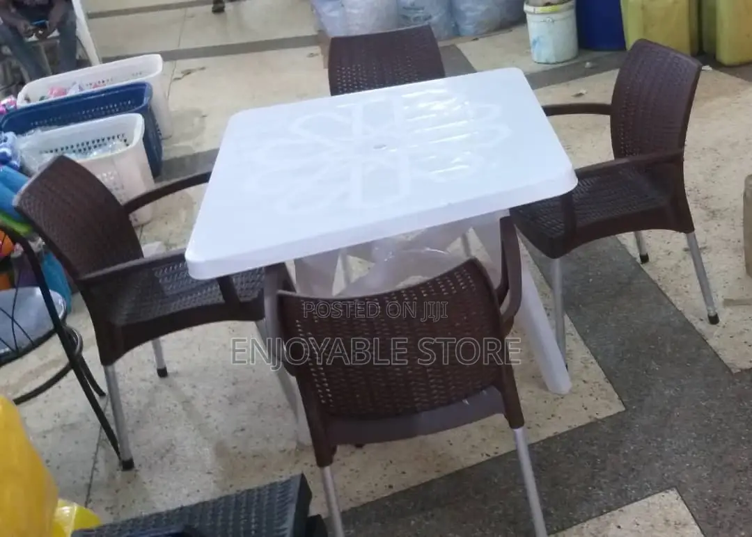 Plastic Table and Chairs