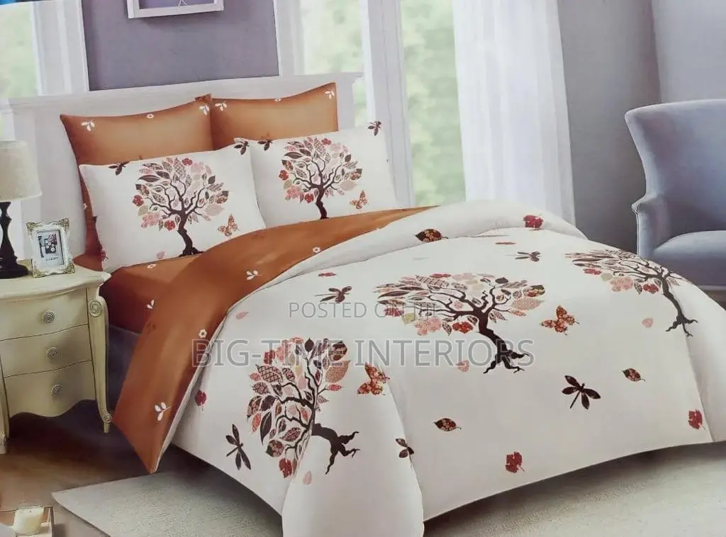 4pcs Cotton 5*6 Duvet/Bedcover Set
