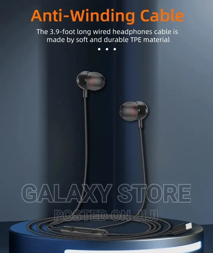 Type C Earphones Usb C Headphones for Samsung and All Phones