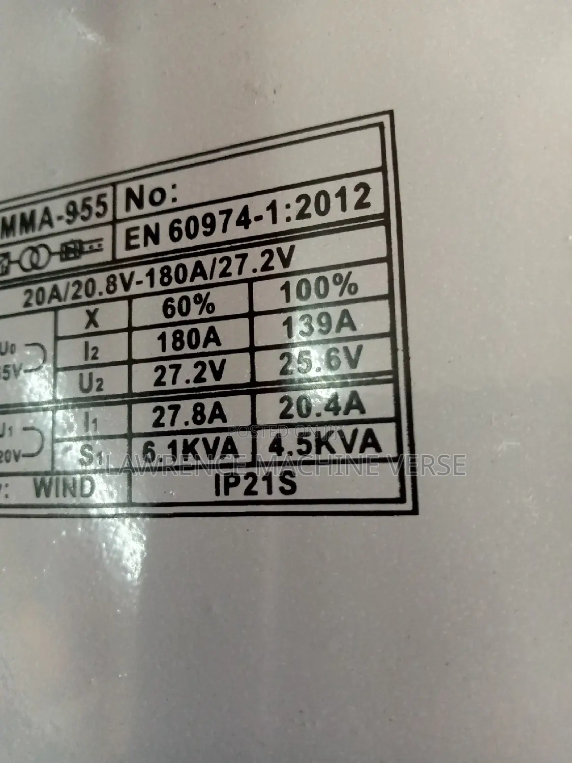 Welding Machine MMA 955