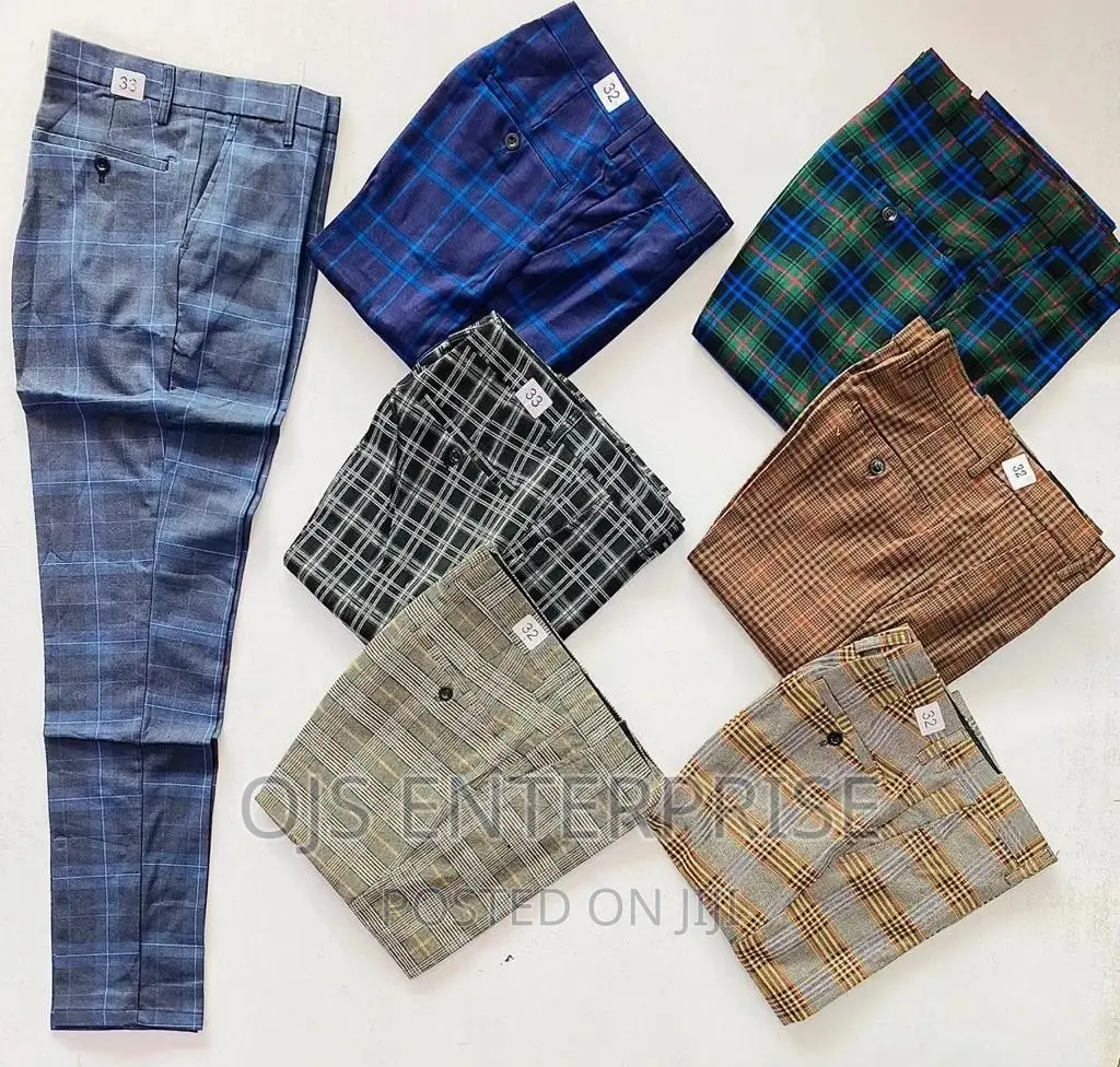 Checked Pants