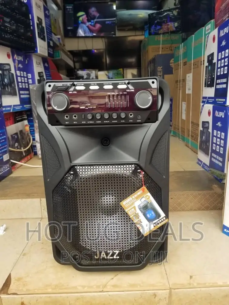 Jazz 12" Amplified Public Address Speaker Rechargeable-Black