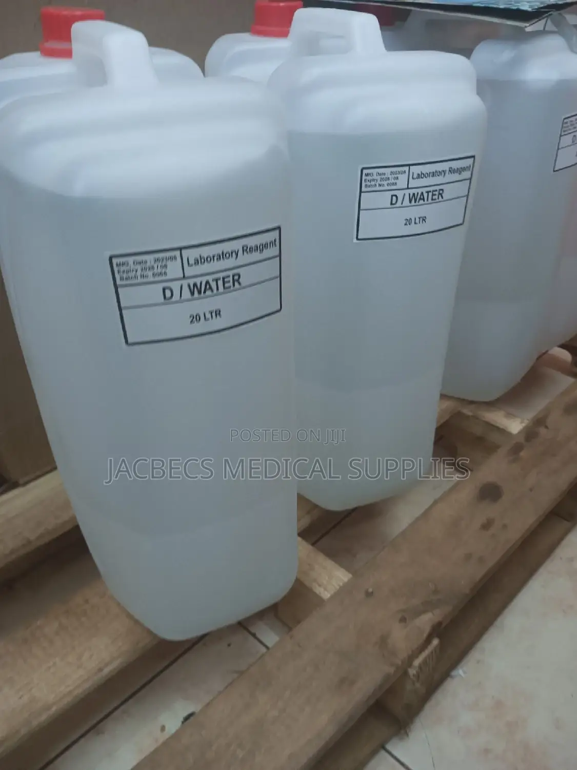 Distilled Water 20 Litres
