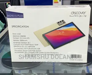 New Discover Note 15 Plus 256 GB Silver